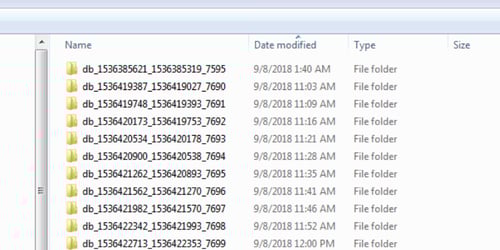 Frozen File Directory